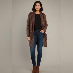 Lety & Me Open Front Cardigan Coatigan Stitch Fix Medium
